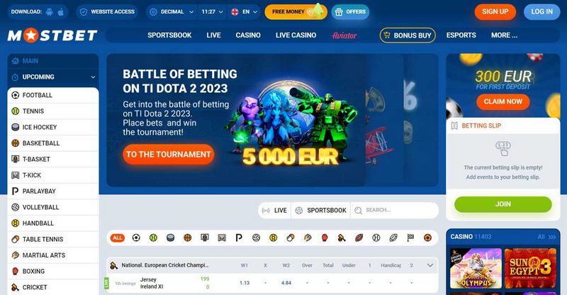 Registrace Mostbet na oficiálních stránkách Mostbet Cz a přihlášení